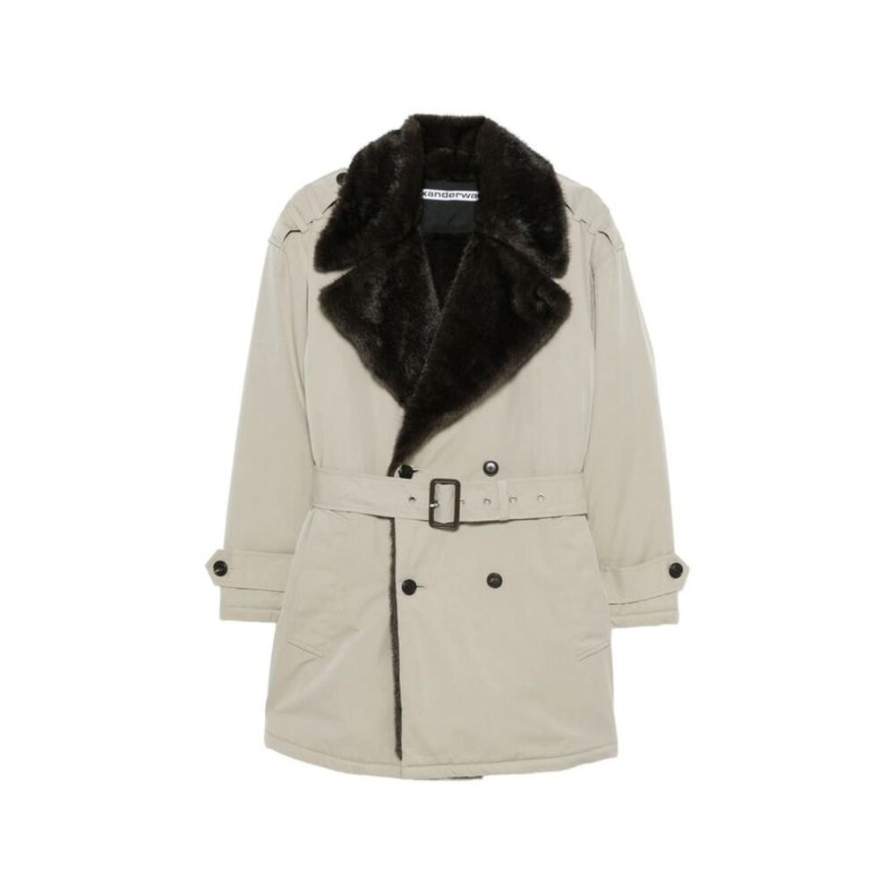 Alexander Wang Neutrals Coats - Double Breasted & Peacoats Women